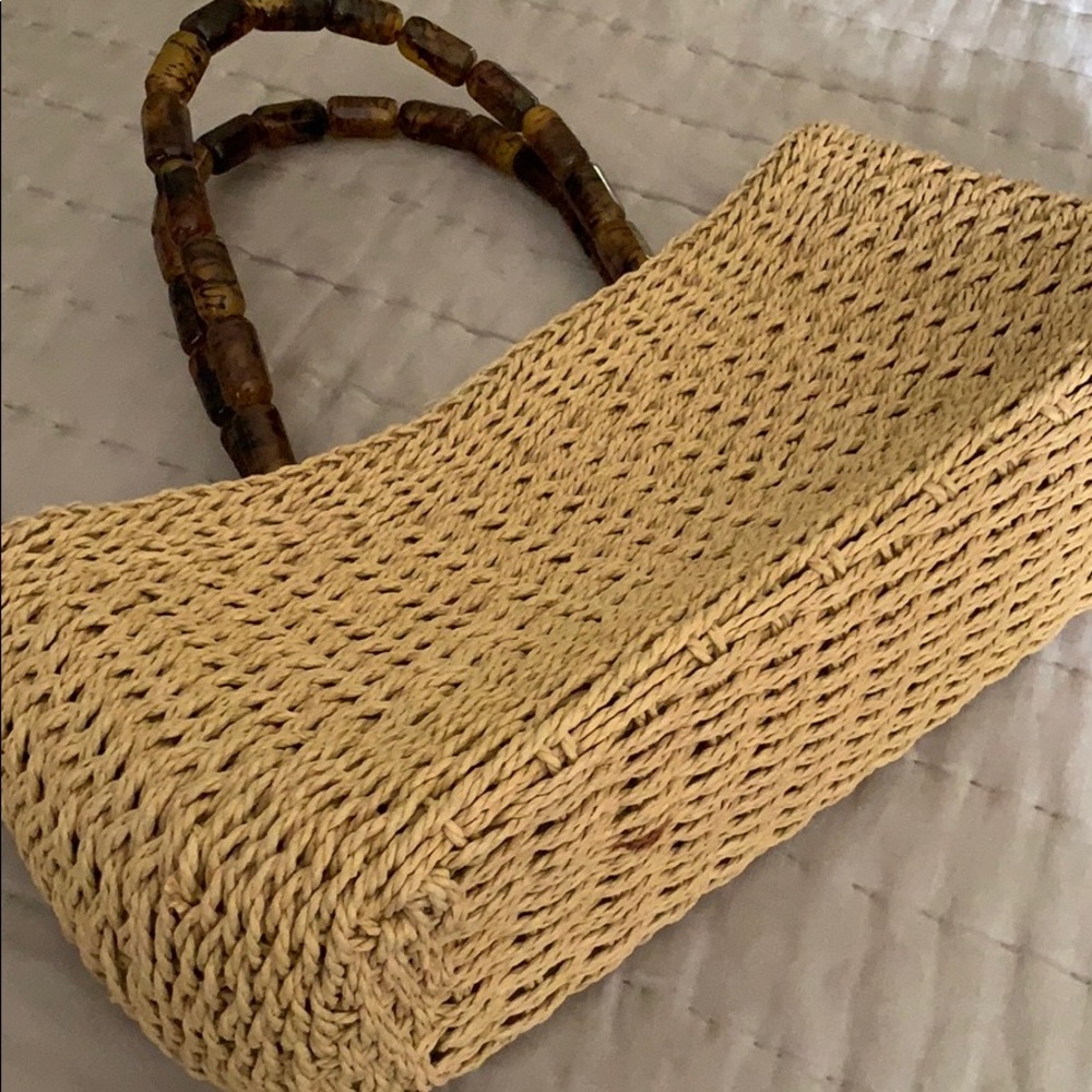 Small Talbots straw bag